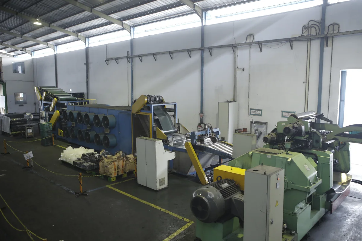 Rubber-compounding production line